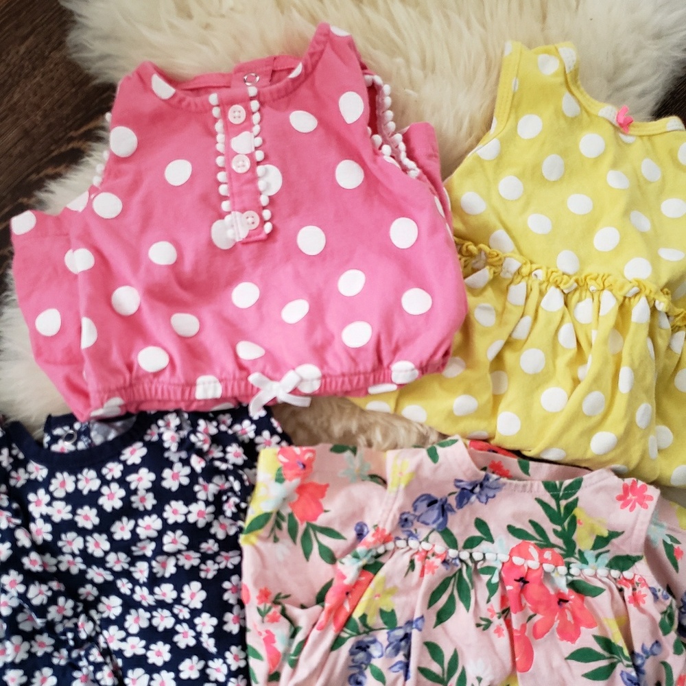 Carters Summer Outfits 9 Month Lot